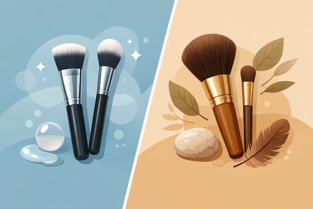 Synthetic vs Natural Makeup Brushes